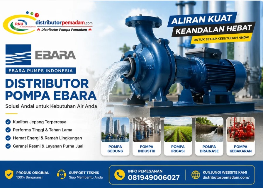 Distributor dan Suplier Pompa Ebara Indonesia distrbutor pompa ebara indonesia