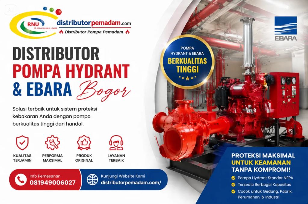 distributor pompa hydrant dan ebara bogor 
