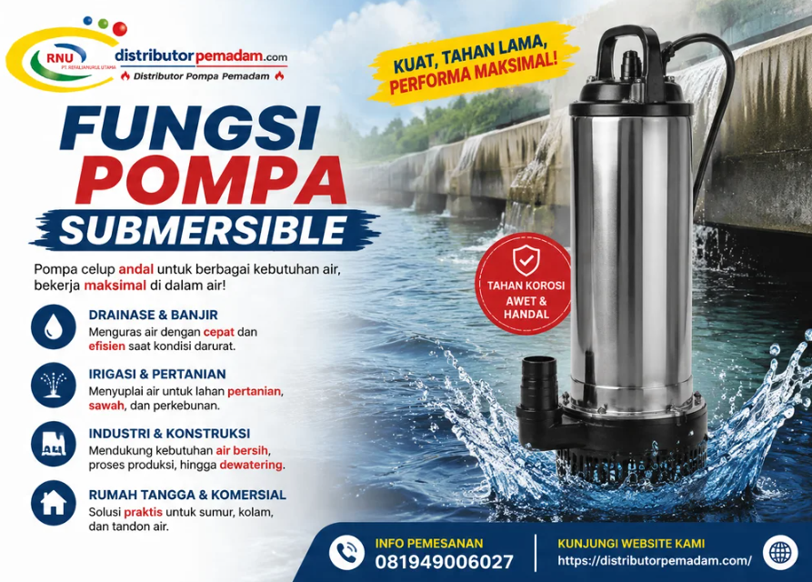 Fungsi Pompa Submersible fungsi pompa submersible