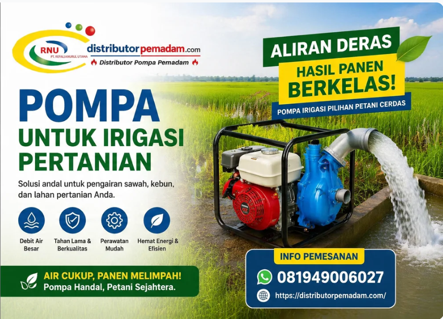 Pompa Untuk Irigasi Pertanian pompa irigasi