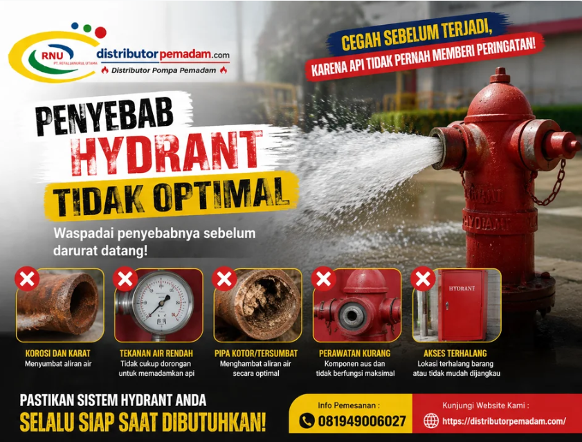 Penyebab Hydrant Tidak Optimal penyebab hydrant tidak optimal