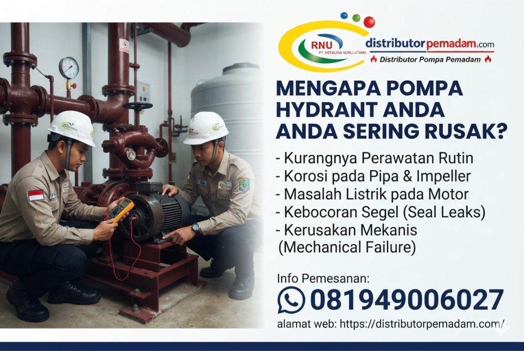 penyebab pompa hydrant rusak