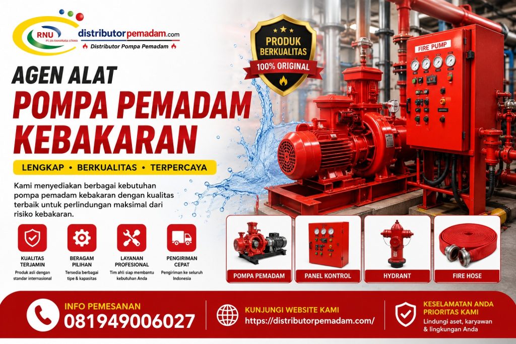 Agen alat pompa pemadam kebakaran
