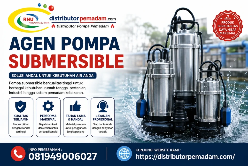 agen pompa submersible