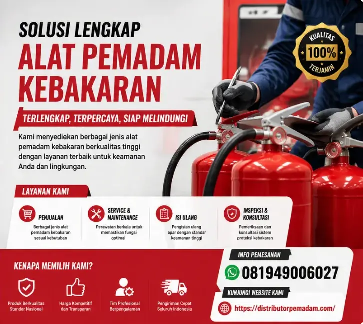 Services alat pemadam