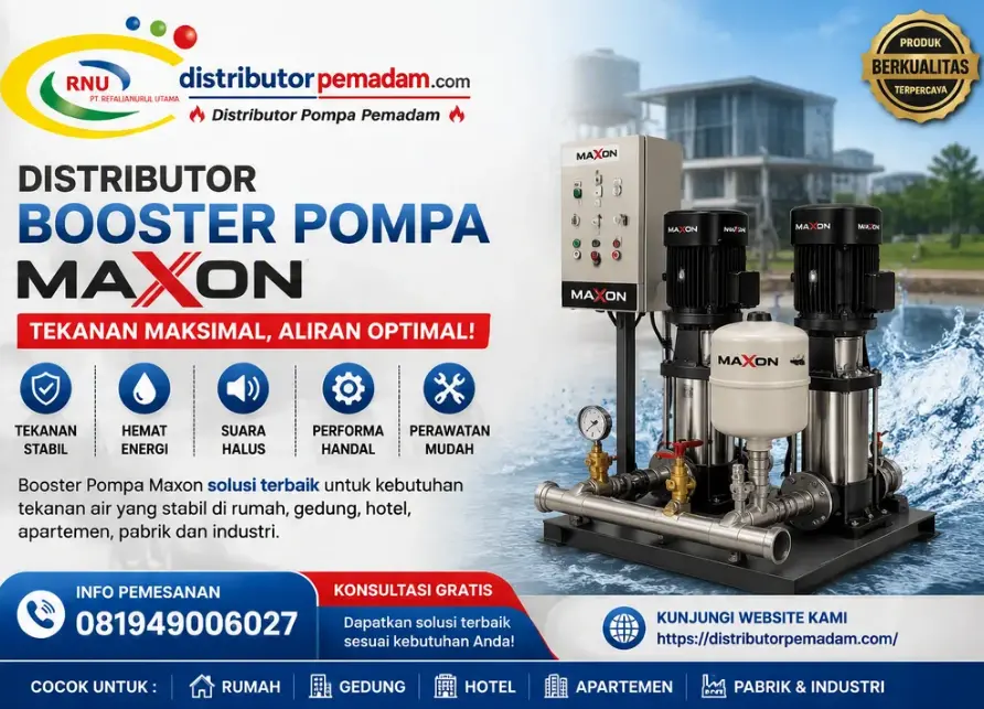 Distributor Booster Pompa Maxon
