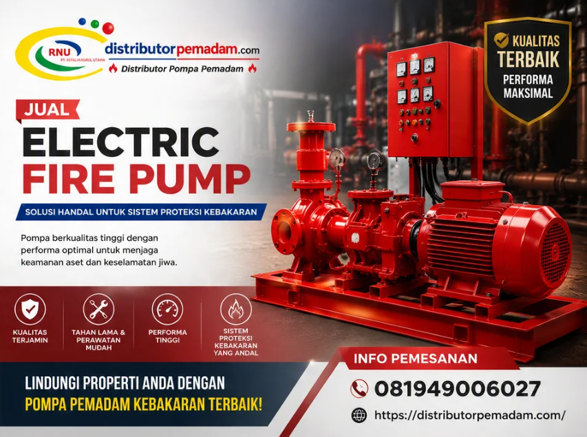 Jual Electric Fire Pump Jual Electric Fire Pump