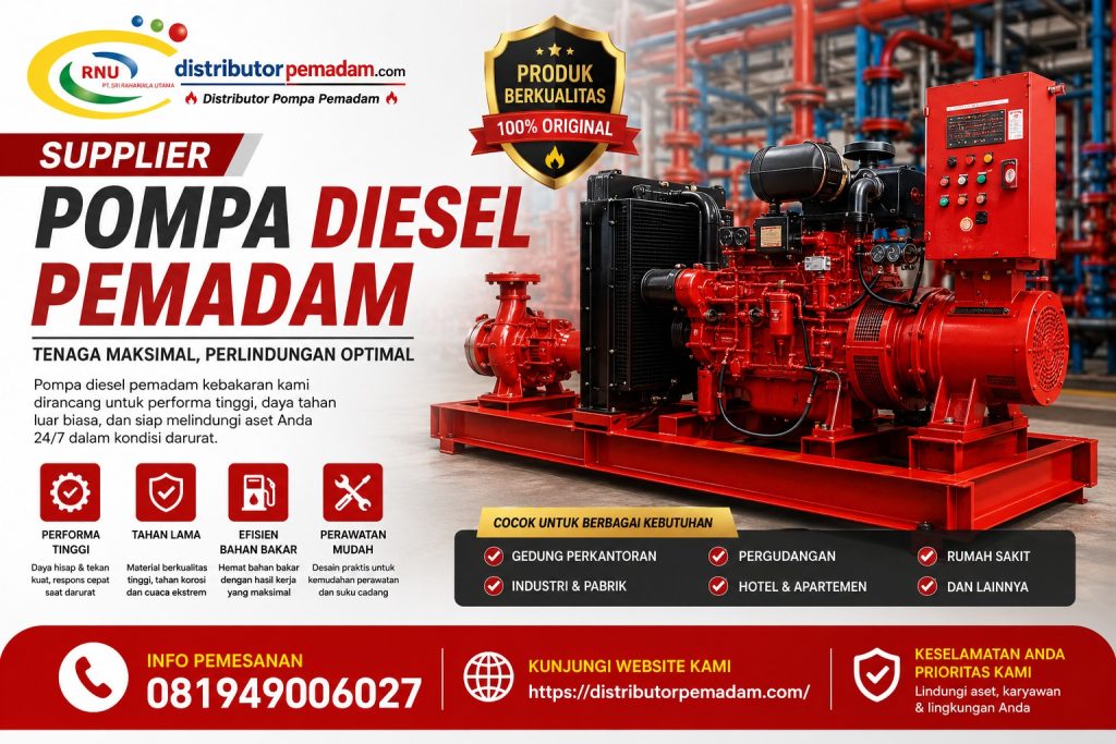 Supplier Pompa Diesel Pemadam