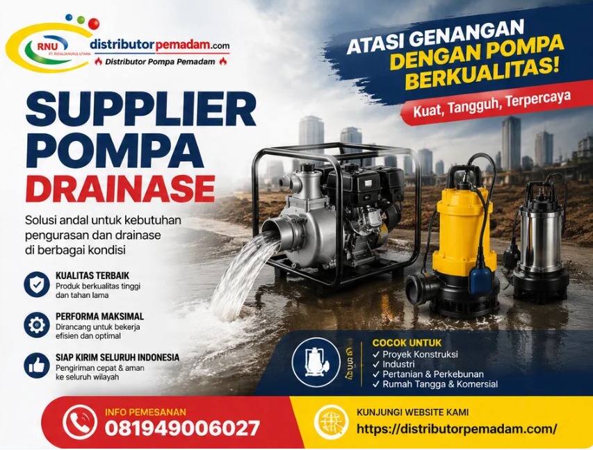 Supplier Pompa Drainase