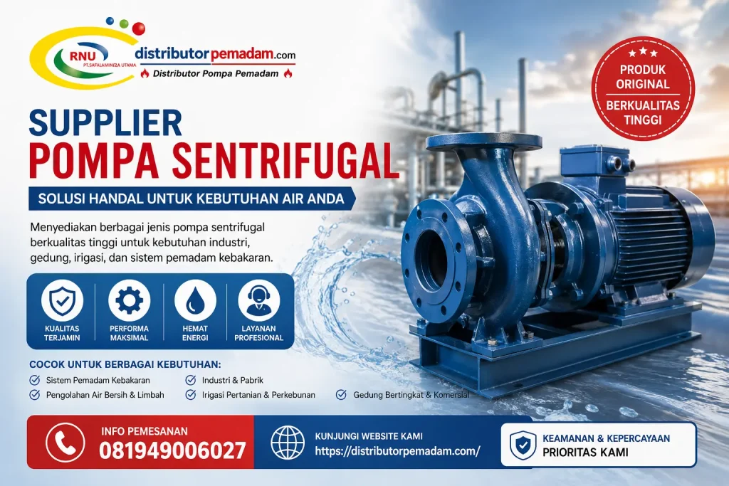 supplier pompa sentrifugal