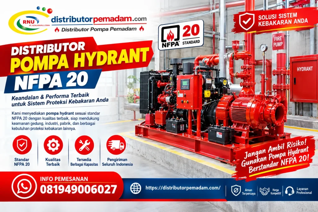Distributor Pompa hydrant nfpa 20