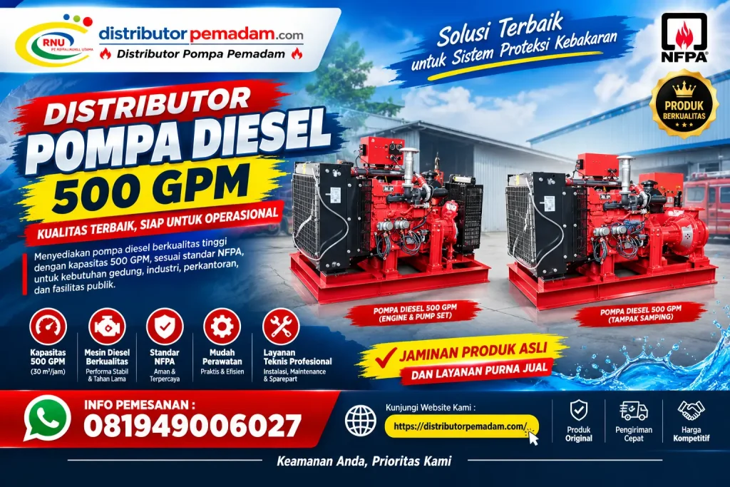 Distributor Pompa Diesel 500 gpm