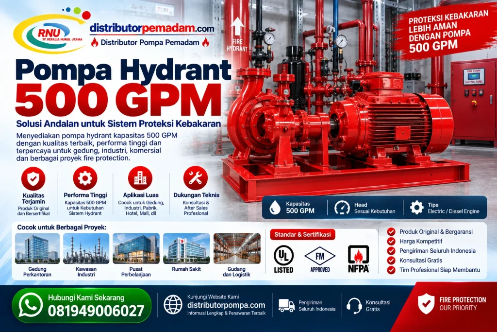 Pompa hydrant 500 gpm
