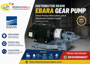 Distributor Pompa Ebara Gear Pump