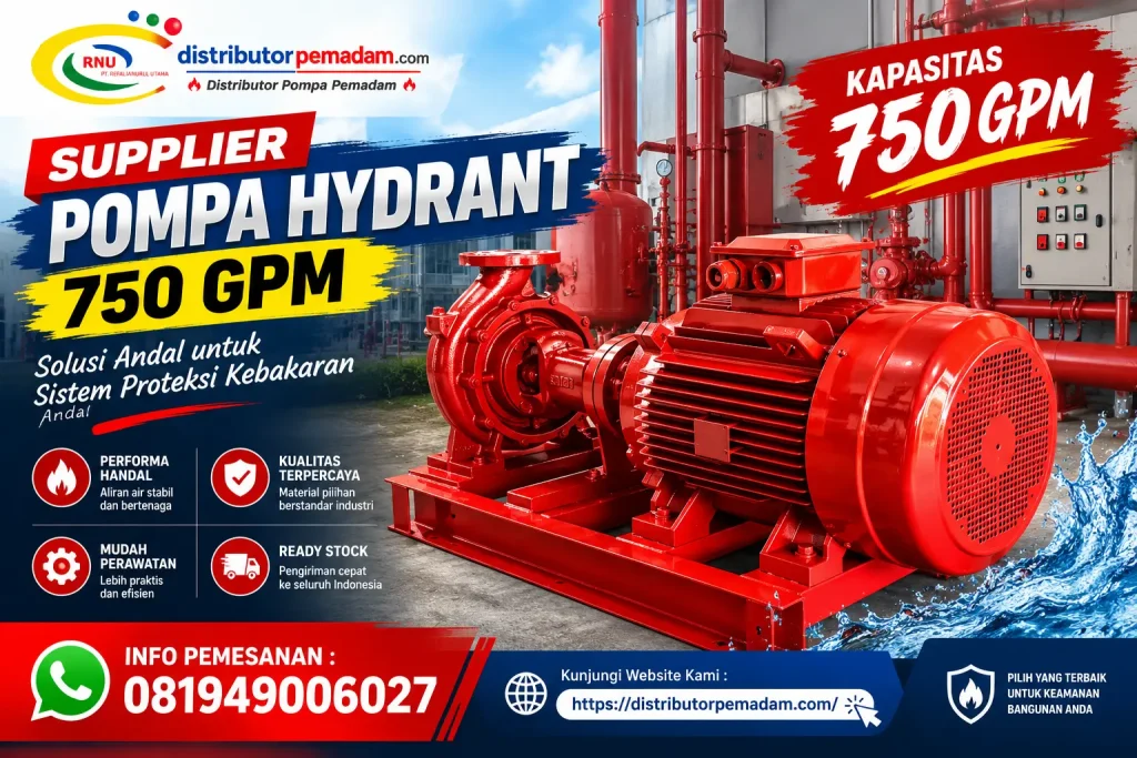 Supplier Pompa hydrant 750 gpm
