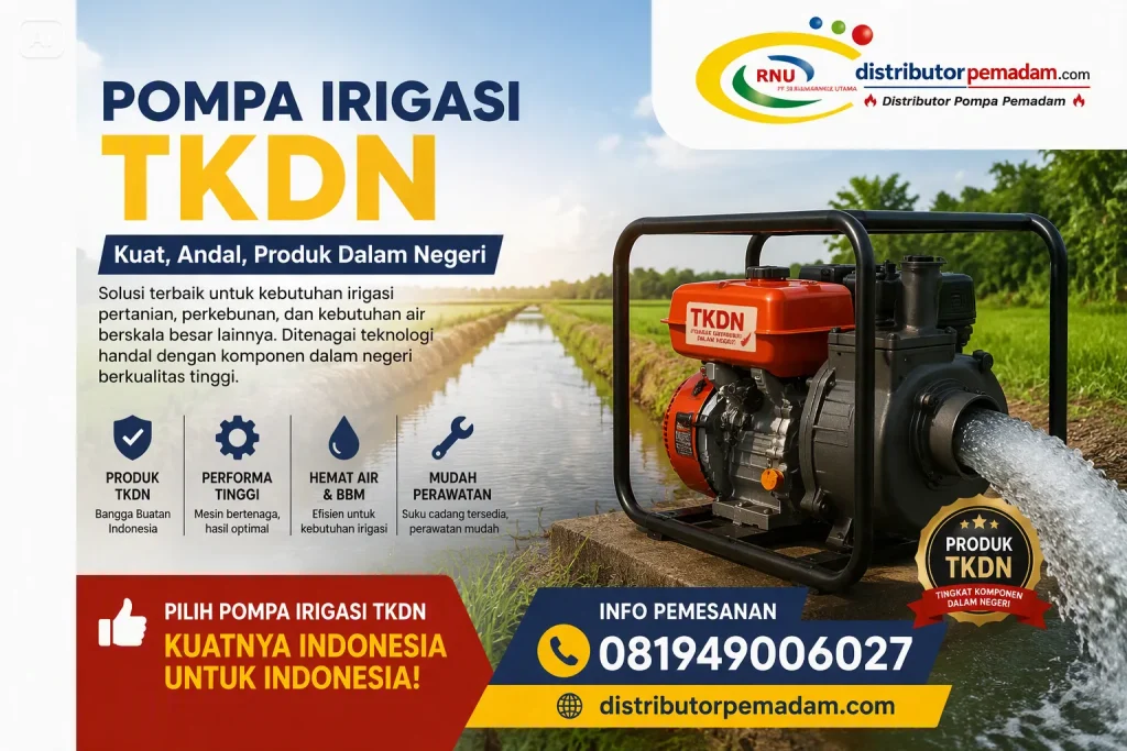 Pompa irigasi TKDN