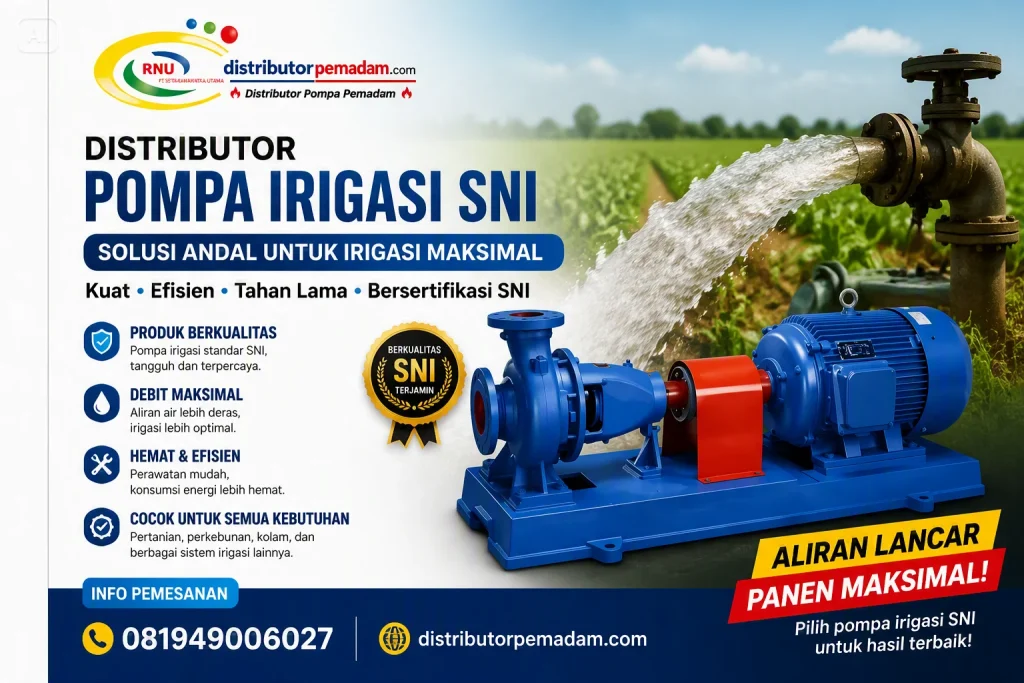 Distributor pompa irigasi SNI