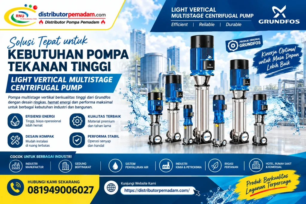 Distributor Light Vertical Multistage Centrifugal Pump