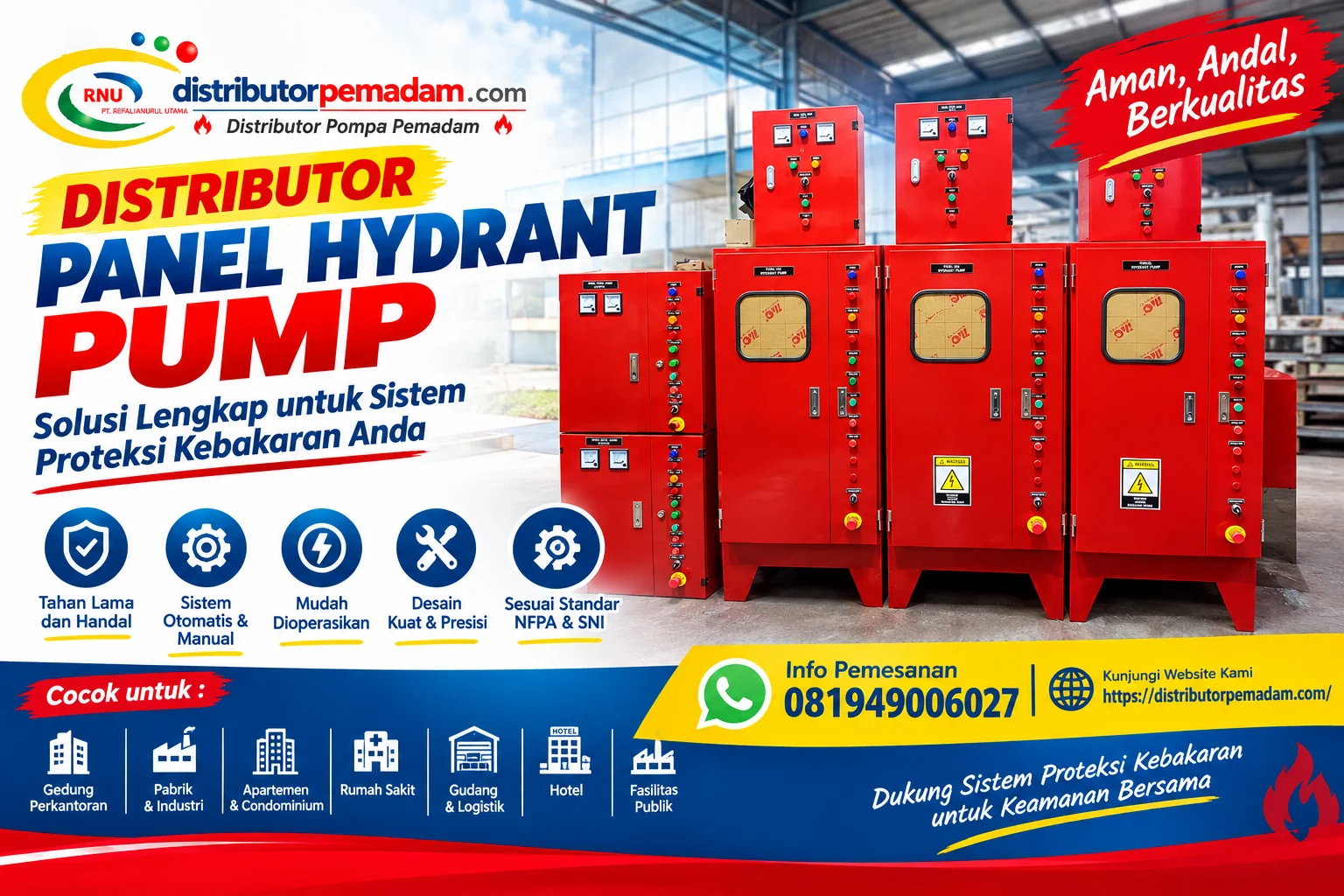 Distributor Panel hydrant Pump