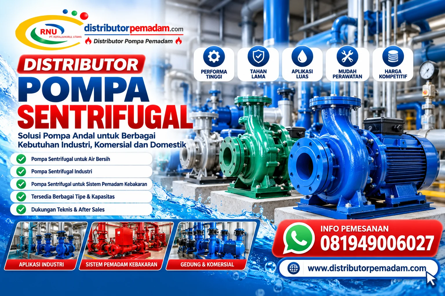 Distributor Pompa Sentrifugal